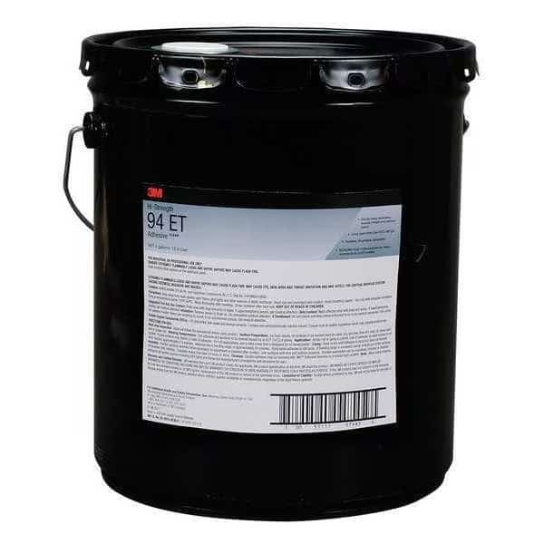 Spray Adhesive, Hi-Strength 94ET Series, Clear, 16 oz, Pail