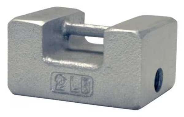 Calibration Weight, 2 lb., Painted