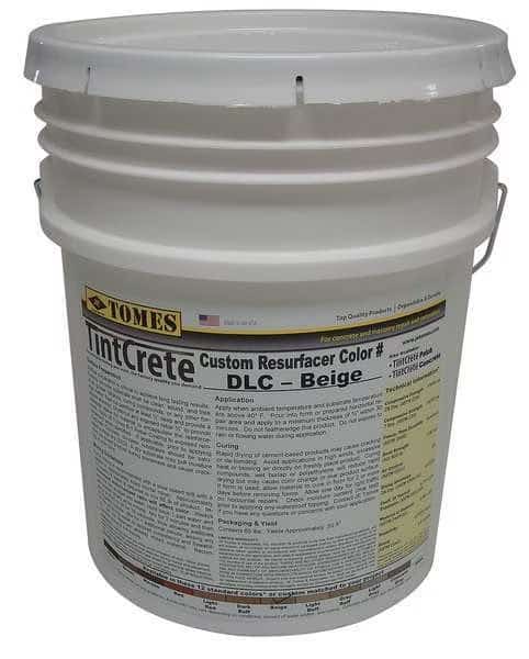 Concrete Resurfacer, Pail, Almond, TintCrete