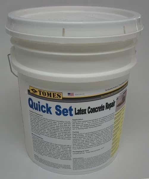 Concrete Repair Compound, Pail, Gray, Tomes