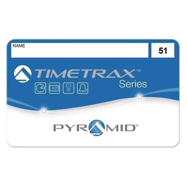 Swipe Card, Blue/White, PK50