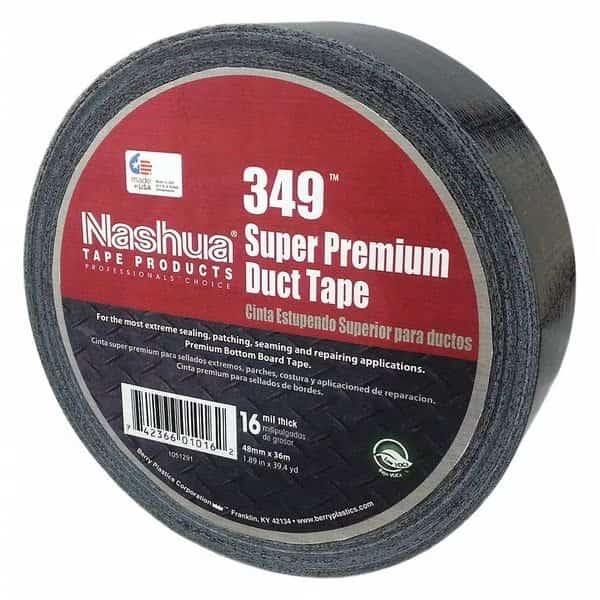 Duct Tape, 48mm x 36m, 16 mil, Black