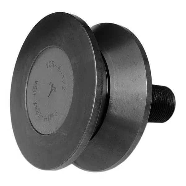 Track Roller, Stud, V-Groove, Dia 2-1/2 In.