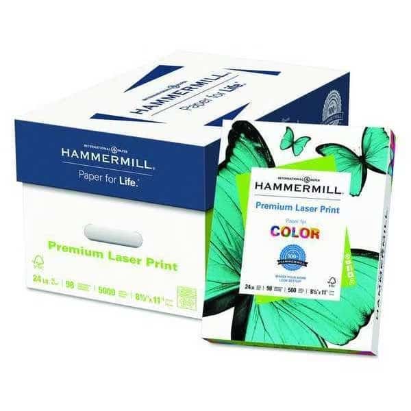 Laser Paper, 8-1/2 x 11 In, White, PK500