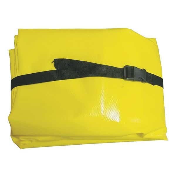 Lightweight Portable Spill Containment Berm, 4'x 4', Sump Capacity 79 gal