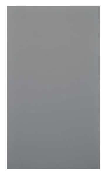58" x 26" Door Toilet Partition, Phenolic, Silver Gray
