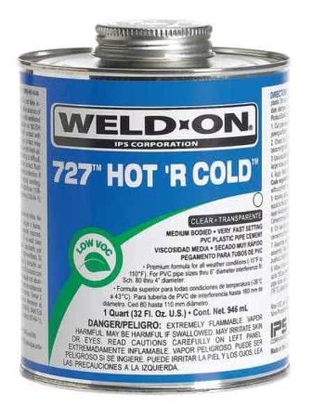 PVC Hot 'R Cold Clear Medium Bodied Quart