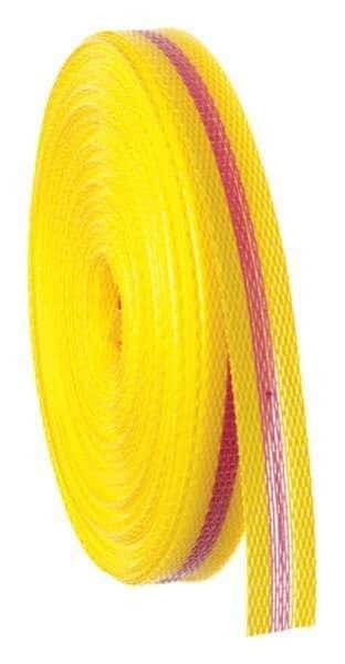 Barricade Tape, No Legend, Red/Yellow, 3/4 in Wide x 150 ft Length, Polypropylene, 3 mil