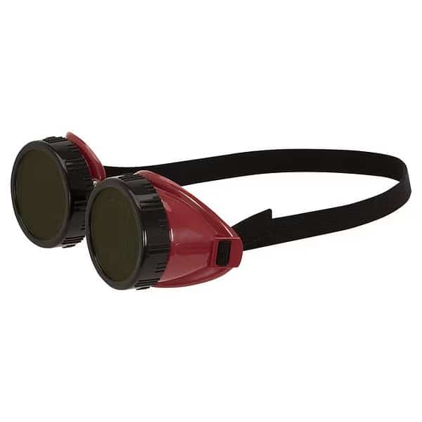 Welding Goggles, Fixed Front, PC Lens