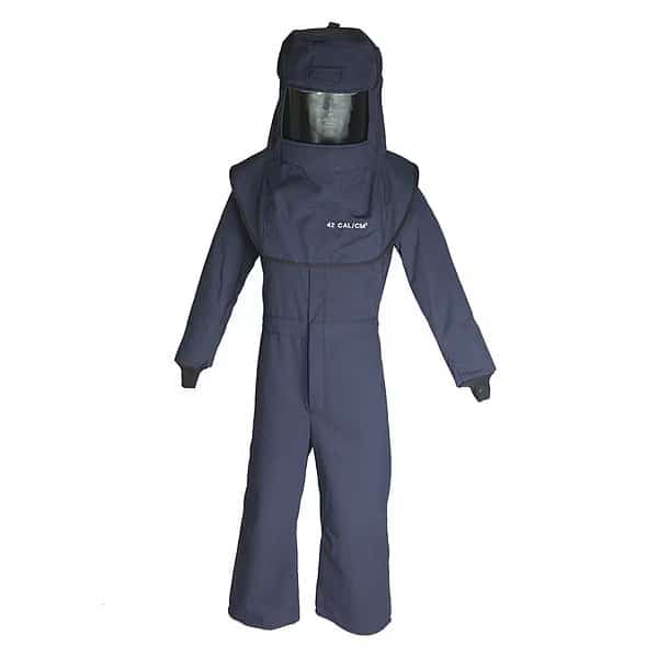 LNS4 Series Arc Flash Hood & Coverall Suit Set S