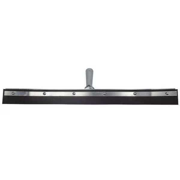 Curved Floor Squeegee, 24", Material: Neoprene Blend Black Rubber