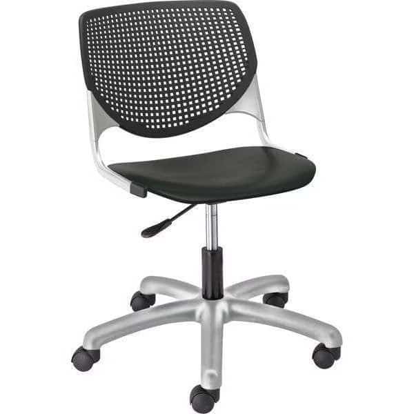Task Chair, 15-1/2" to 20", Black