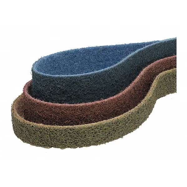 Sanding Belt, 2" W, 60" L, Surface Conditioning, Aluminum Oxide, Medium