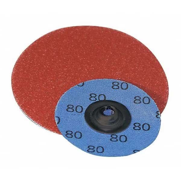 Coated QCKK Disc, A/O, 2", Type R, Grit 180