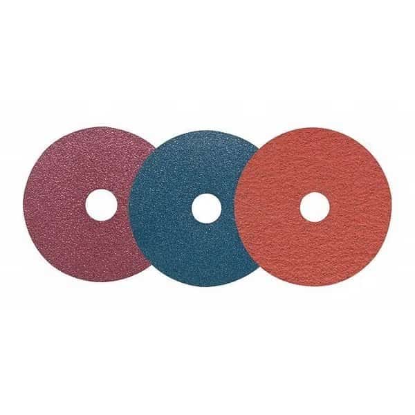 Fiber Disc, ZRC, 4-1/2", Hole 7/8", Grit 24