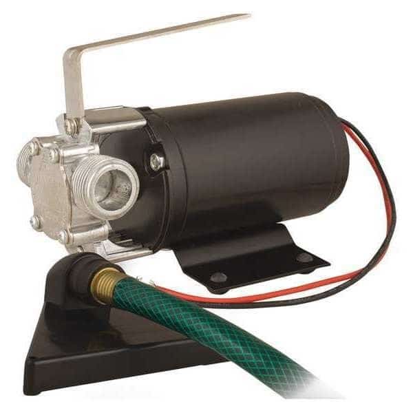 Transfer Pump, Battery Powered, 12VDC, Cast Aluminum