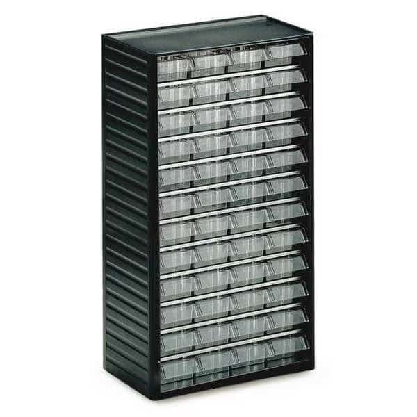Polypropylene, Galvanised Steel, Polystyrene, 48 Drawers, 180mm D x 310mm W
