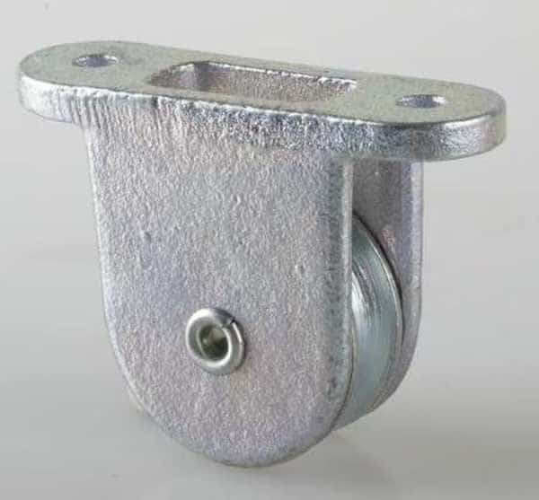 Closed Deck Pulley Block, Fibrous Rope, 3/8 in Max Cable Size, Not Rated Max Load