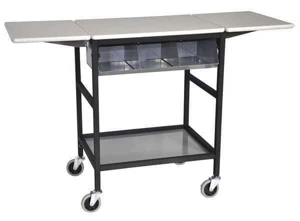 Ergonomic Mobile Work Table, 20 In. W
