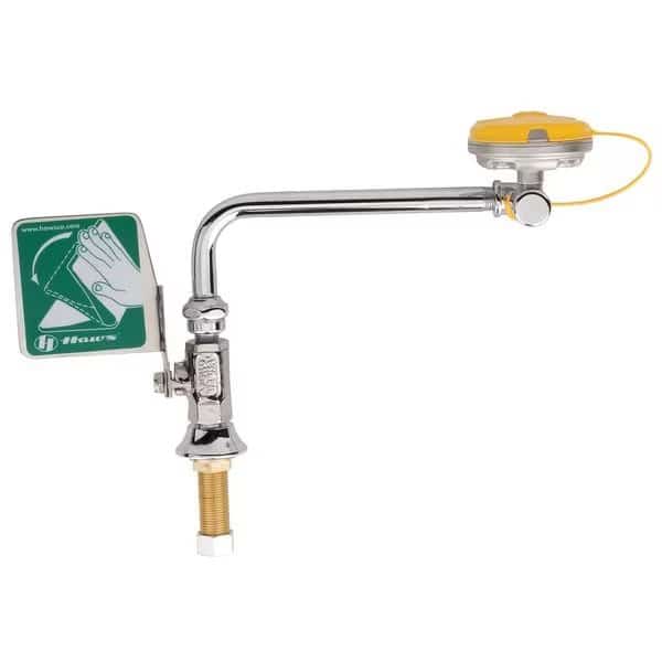 Plumbed Eyewash, Counter Mount, Plumbed, 10 in H., 17 in W