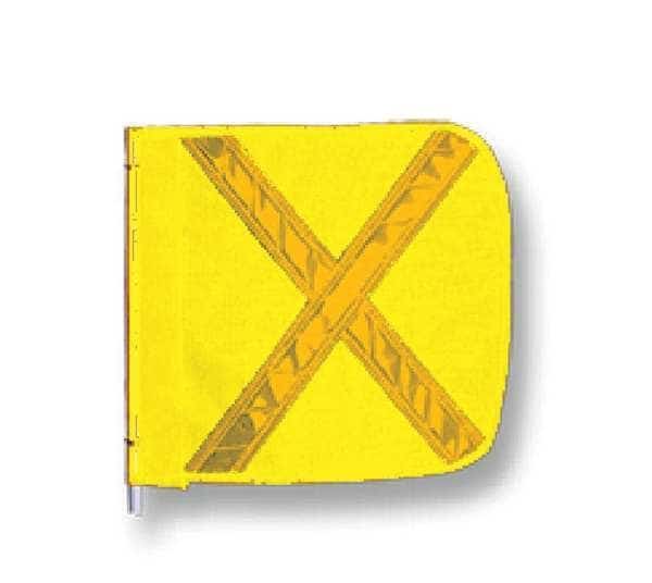Replacement Flag, Reflexite X, Yellow, Mfr#: FS8025-16-Y, CHECKERS INDUSTRIAL PROD INC