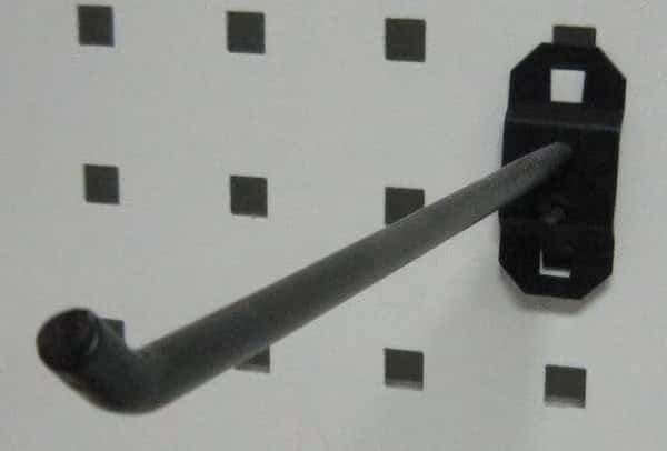 Single Rod Pegboard Hook,8 1/2 in L,PK5, Mfr#: 5TPK6, EnjoyTool select