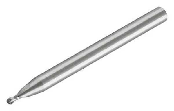 Carbide End Mill, Dia 0.019, Cut L 0.057, MICRO 100, Mfr# BMR-019-2