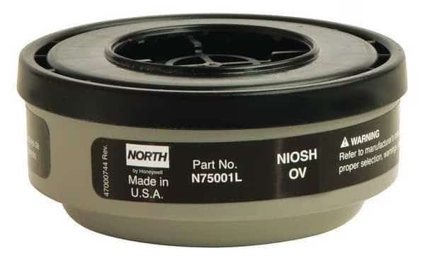 Cartridge, Organic Vapor (OV), Threaded, Black, 1 Pair