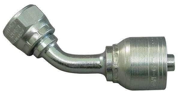 Hose Fitting, Crimp, Metric, 45, M42X2
