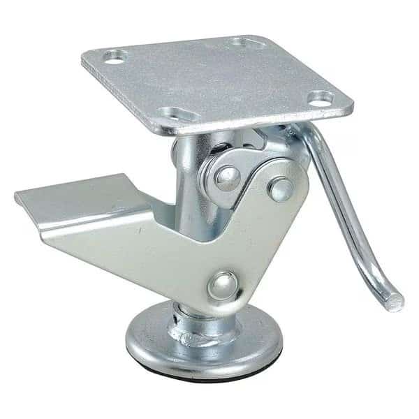 Floor Lock, Plate, 6-7/8 in. H, 4 x 4-1/2