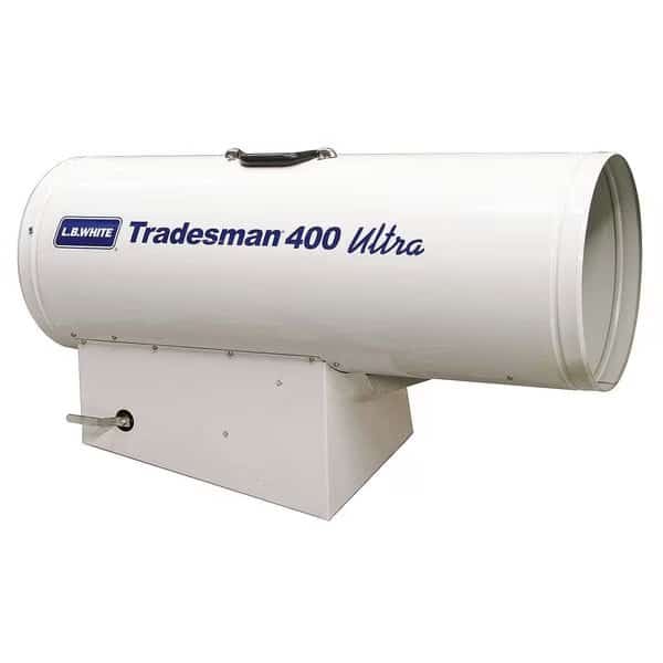 Portable Gas Torpedo HeatrLP,1050 cfm, Mfr#: CP400HUPN21163T, L.B. WHITE