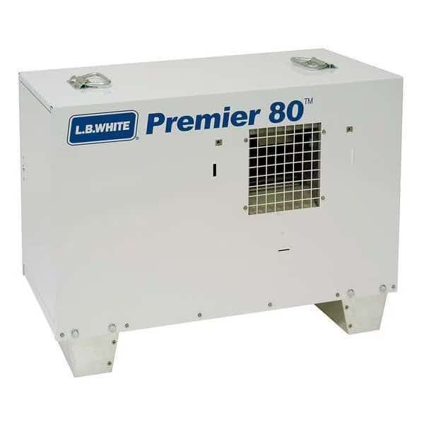 Portable Gas Ducted Tent and Remediation Heater, Natural Gas, Liquid Propane, Direct Spark