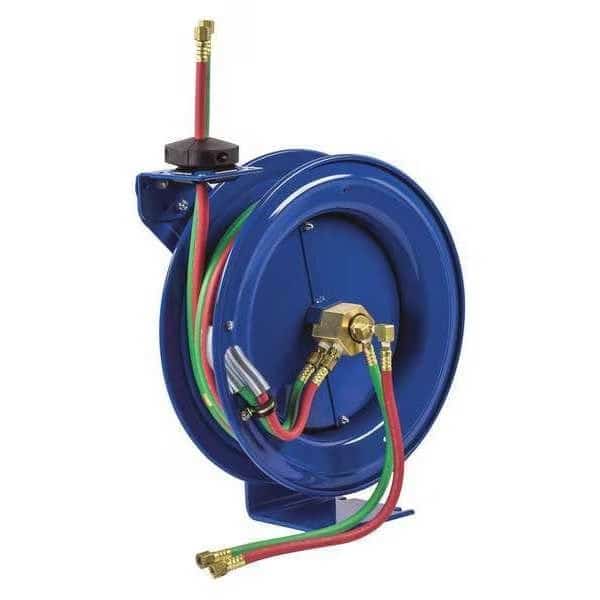 1/4" x 25 ft. Spring Return Welding Dual Reel w/Hose 200 psi, Coxreels, Mfr#: P-WT-125