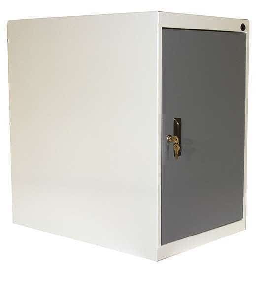 Overhead Cabinet, 26Wx12Dx14H, White/Blue, Pro-Line, Mfr#: CSDR-627-607