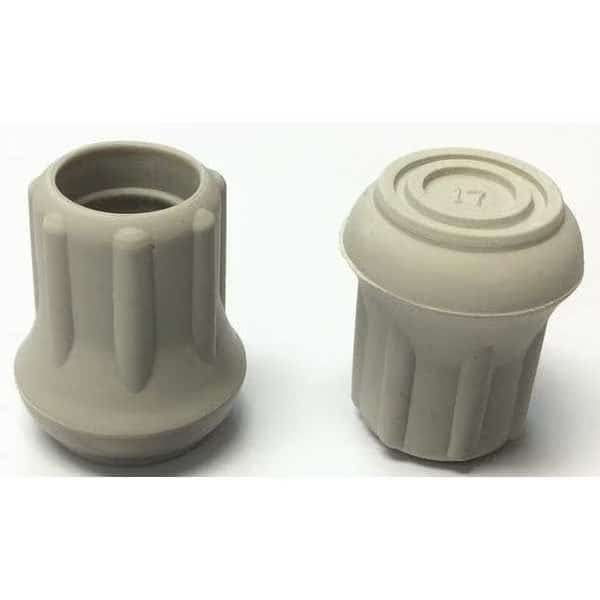 Protective Leg Tip, SlipOn, Rd, 39/64", PK25