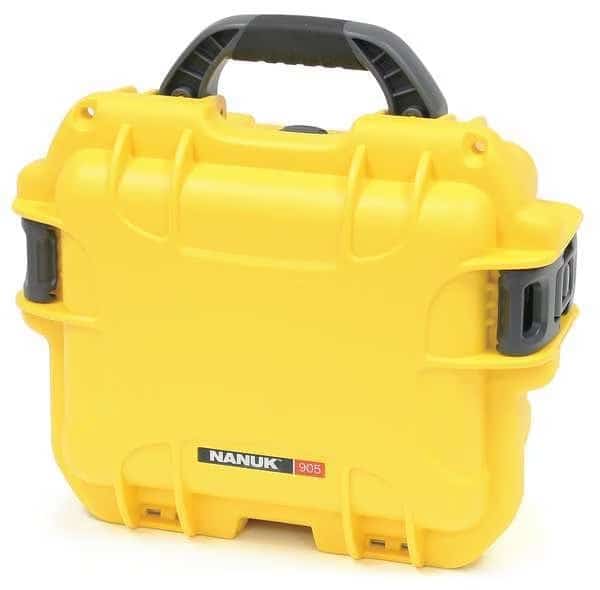 Yellow Protective Case, 12-1/2"L x 10.1"W x 6"D, NANUK CASES, Mfr# 905S-000YL-0A0