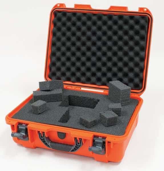 Orange Protective Case, 19.8"L x 16"W x 7.6"D, NANUK CASES, Mfr# 930S-010OR-0A0