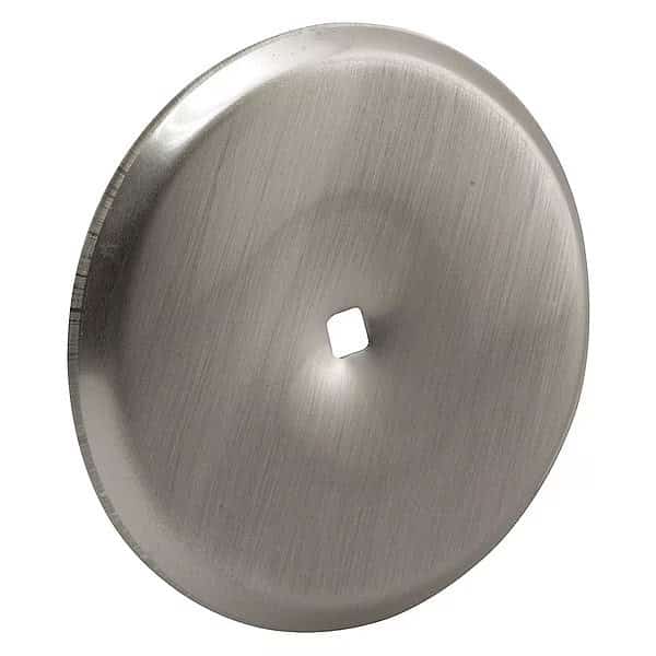 Cabinet Knob Backplate, Satin Nickel (2 Pack)