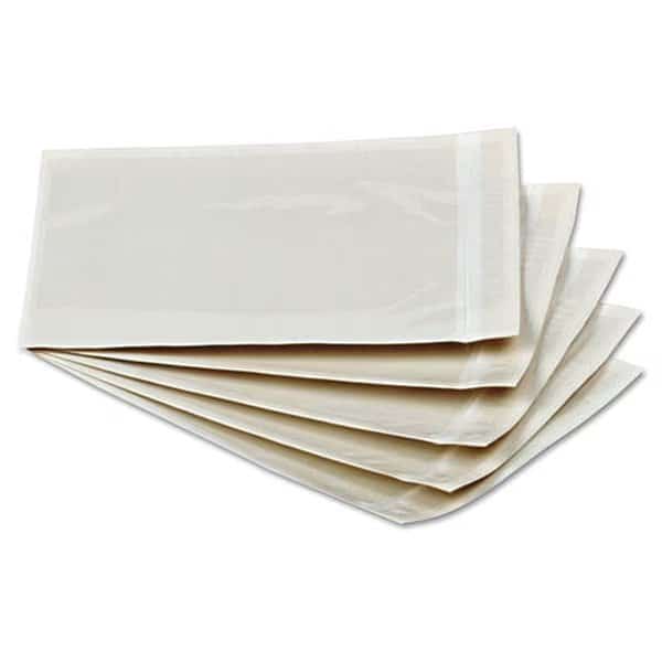 Shipping Envelope, Clear, Plastic, PK1000
