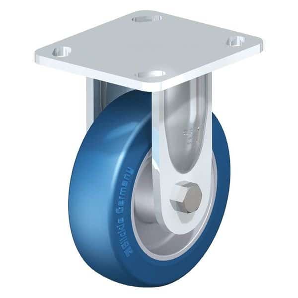 Rigid Plate Caster, PU, 8", 660 lb.