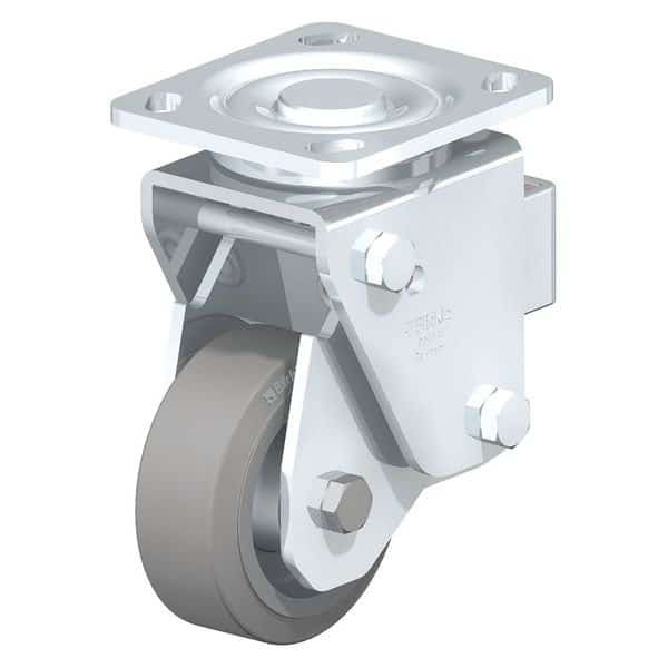 Swivel Plate Caster,Solid Rbr,5",550 lb., Mfr#: LHF-ALEV 125K-14-SG, BLICKLE