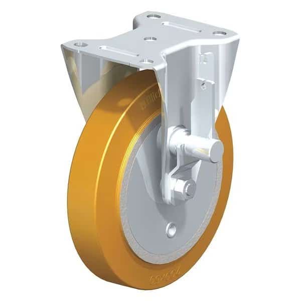 Rigid PU Wheel Caster,8",Brake, Mfr#: B-GTH 200K-TB, BLICKLE