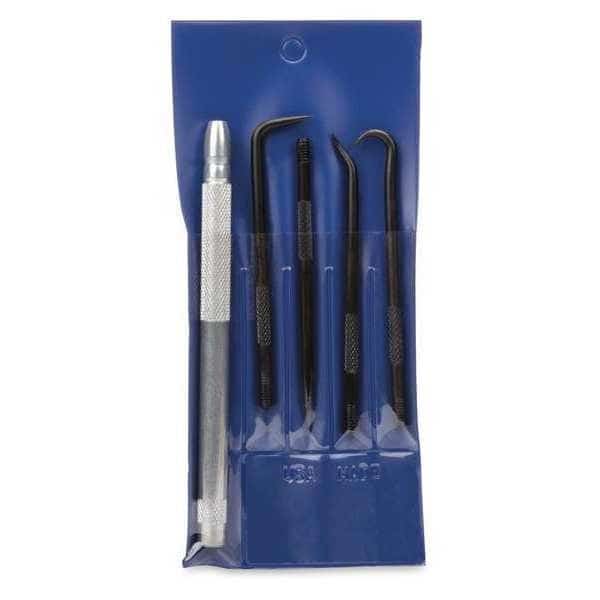 Four-Way Pick Set,5 pcs., Mfr#: K4WPC, KING TOOL