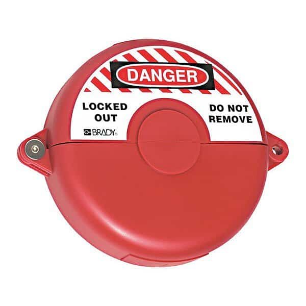V307 Gate Valve Lockoout 5-6.5" Red, Mfr#: 365, ABUS