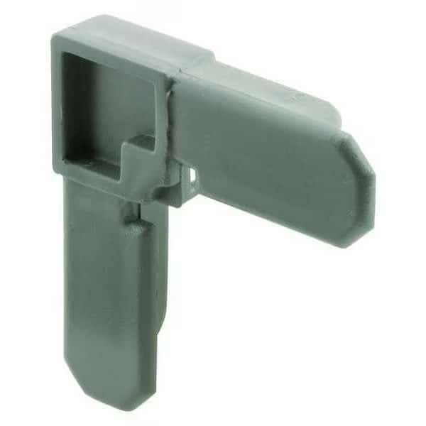 Screen Frame Corner, 3/8 in. x 3/4 in., Gray Plastic (50 Pack)
