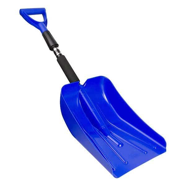 Snow Shovel, 8 1/2 in W x Plastic Blade, 30 in L Plastic Handle