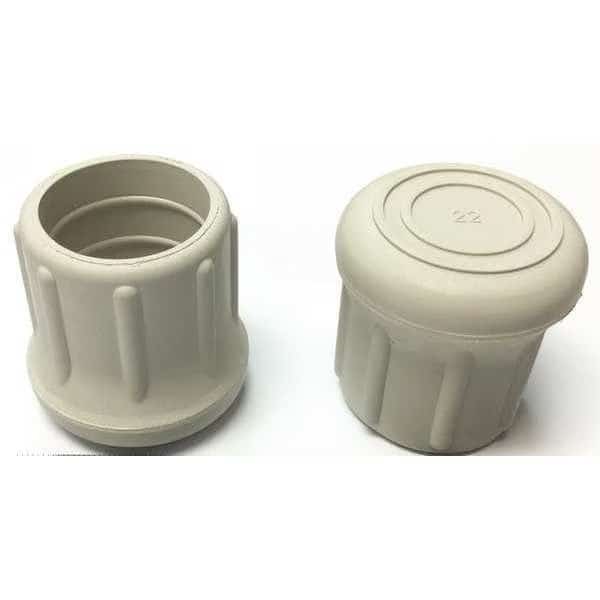 Protective Leg Tip, SlipOn, Rd, 1-7/32, PK10