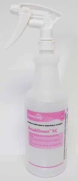32 oz. Clear, Preprinted Trigger Spray Bottle, 12 Pack