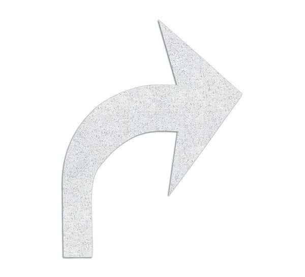 Pref Thermoplastic, Right Turn Arrow, PK2