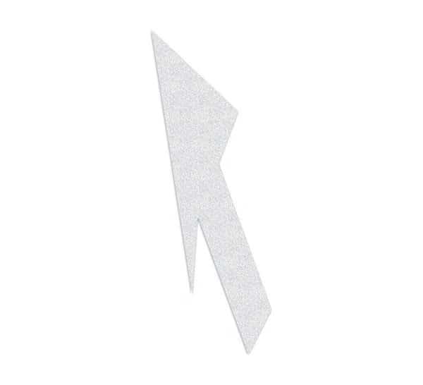 Pref. Thermoplastic, Left Lane Drop Arrow